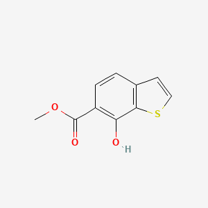 molecular formula C10H8O3S B8737306 Methyl 7-hydroxybenzo[b]thiophene-6-carboxylate 