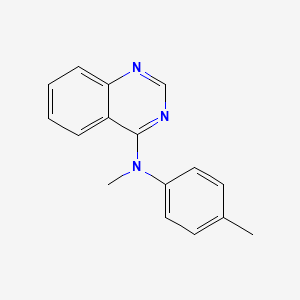 molecular formula C16H15N3 B8737454 (4-Methyl-phenyl)-methyl-quinazolin-4-yl-amine CAS No. 827030-64-8