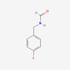 molecular formula C8H8FNO B8737499 N-(4-Fluorobenzyl)formamide 