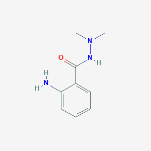 molecular formula C9H13N3O B8737507 2-aminobenzoic acid N',N'-dimethylhydrazide 