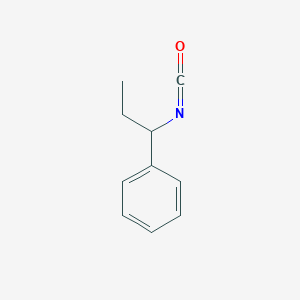 molecular formula C10H11NO B8737521 (1-Isocyanatopropyl)benzene 
