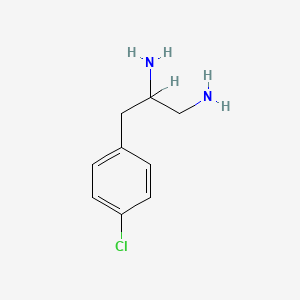 molecular formula C9H13ClN2 B8737540 1-(4-Chlorobenzyl)-1,2-ethanediamine 