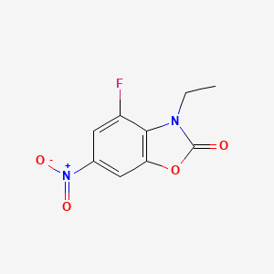 3-ethyl-4-fluoro-6-nitrobenzo[d]oxazol-2(3H)-one