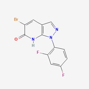 5-Bromo-1-(2,4-difluorophenyl)-1H-pyrazolo[3,4-B]pyridin-6(7H)-one