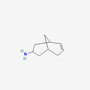molecular formula C9H15N B8737655 Bicyclo[3.3.1]non-6-en-3-amine CAS No. 53092-73-2