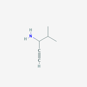 4-Methylpent-1-yn-3-amine