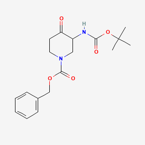 Benzyl 3-((tert-butoxycarbonyl)amino)-4-oxopiperidine-1-carboxylate