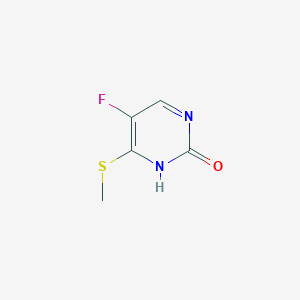 5-Fluoro-6-(methylsulfanyl)pyrimidin-2(1H)-one