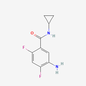 5-amino-N-cyclopropyl-2,4-difluorobenzamide