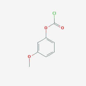 molecular formula C8H7ClO3 B8737857 3-Methoxyphenyl carbonochloridate 