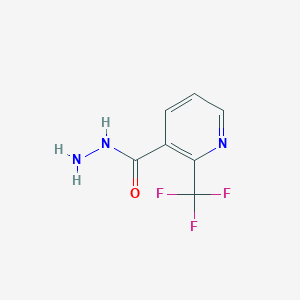 molecular formula C7H6F3N3O B8737863 2-(Trifluoromethyl)pyridine-3-carbohydrazide CAS No. 923288-65-7