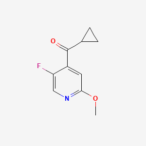 Cyclopropyl(5-fluoro-2-methoxypyridin-4-yl)methanone
