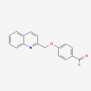 molecular formula C17H13NO2 B8737882 4-(2-quinolinylmethoxy)Benzaldehyde 
