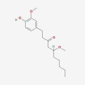 3-Decanone, 1-(4-hydroxy-3-methoxyphenyl)-5-methoxy-