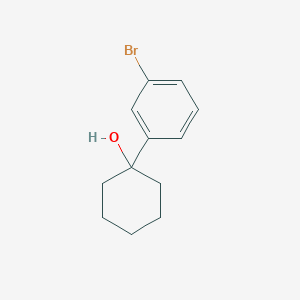 molecular formula C12H15BrO B8737897 1-(3-Bromo-phenyl)-cyclohexanol 
