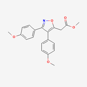 Methyl 2-(3,4-bis(4-methoxyphenyl)isoxazol-5-yl)acetate