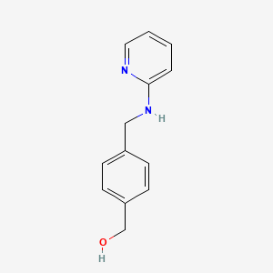 molecular formula C13H14N2O B8737924 (4-((Pyridin-2-ylamino)methyl)phenyl)methanol CAS No. 405175-15-7
