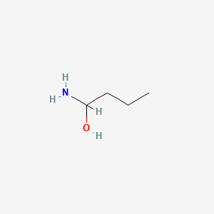 molecular formula C4H11NO B8737930 1-Aminobutan-1-ol CAS No. 26316-35-8
