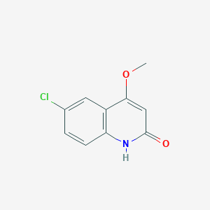 6-Chloro-4-methoxyquinolin-2-OL