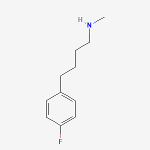 molecular formula C11H16FN B8738129 4-Fluoro-N-methyl-benzenebutanamine 