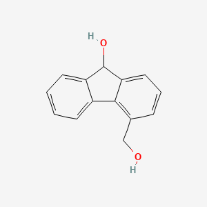 molecular formula C14H12O2 B8738135 4-(Hydroxymethyl)-9h-fluoren-9-ol CAS No. 7071-86-5