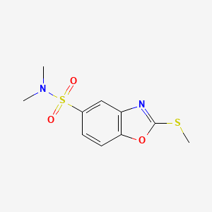 N,N-dimethyl-2-(methylsulfanyl)-1,3-benzoxazole-5-sulfonamide