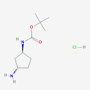 tert-Butyl ((1S,3S)-3-aminocyclopentyl)carbamate hydrochloride