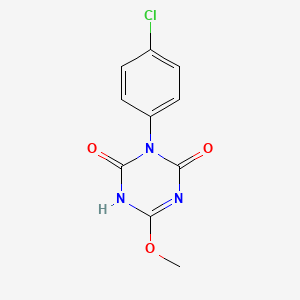 3-(4-Chlorophenyl)-6-methoxy-1,3,5-triazine-2,4(1H,3H)-dione