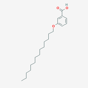 molecular formula C21H34O3 B8738182 3-(Tetradecyloxy)benzoic acid 