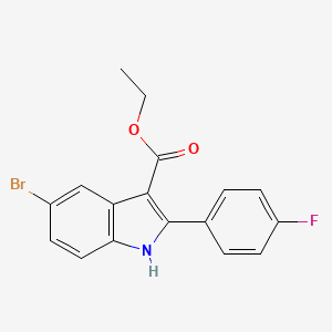 ethyl 5-bromo-2-(4-fluorophenyl)-1H-indole-3-carboxylate