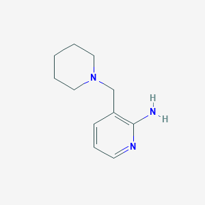 2-Amino-3-(1-piperidinylmethyl)-pyridine