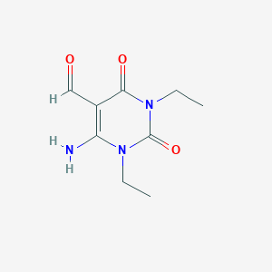 6-Amino-1,3-diethyl-5-formyluracil