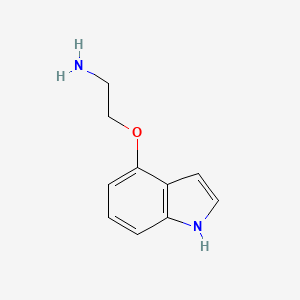 molecular formula C10H12N2O B8738280 2-(1H-Indol-4-yloxy)ethylamine 