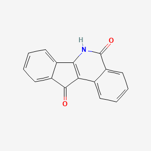 molecular formula C16H9NO2 B8738304 5H-Indeno[1,2-c]isoquinoline-5,11(6H)-dione 