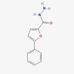 molecular formula C11H10N2O2 B8738362 5-Phenylfuran-2-carbohydrazide 