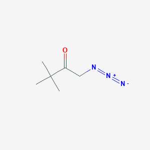 B8738382 1-Azido-3,3-dimethylbutan-2-one CAS No. 76779-98-1