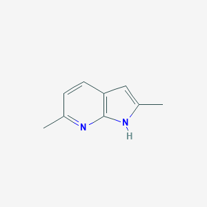 molecular formula C9H10N2 B087387 2,6-二甲基-1H-吡咯并[2,3-b]吡啶 CAS No. 1255099-47-8