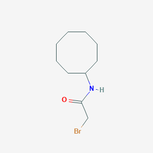 molecular formula C10H18BrNO B8738719 2-Bromo-N-cyclooctylacetamide CAS No. 145797-83-7