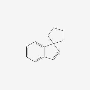 molecular formula C13H14 B8738784 Spiro[cyclopentane-1,1'-indene] CAS No. 10408-80-7