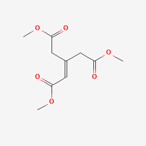 molecular formula C10H14O6 B8738833 3(Methoxycarbonylmethylene)glutaric acid dimethylester CAS No. 57056-37-8
