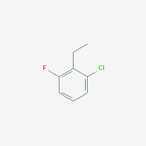 molecular formula C8H8ClF B8738842 1-Chloro-2-ethyl-3-fluorobenzene 