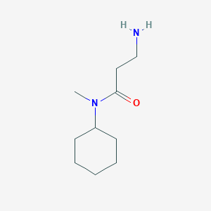 molecular formula C10H20N2O B8738850 3-Amino-N-cyclohexyl-N-methyl-propionamide 