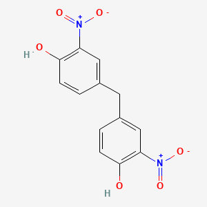 molecular formula C13H10N2O6 B8738856 4,4'-Methanediylbis(2-nitrophenol) CAS No. 52751-61-8