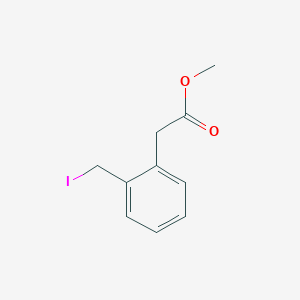 molecular formula C10H11IO2 B8738931 Methyl [2-(iodomethyl)phenyl]acetate CAS No. 138786-44-4