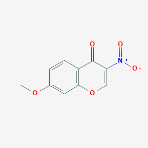 3-nitro-7-methoxy-4H-1-benzopyran-4-one