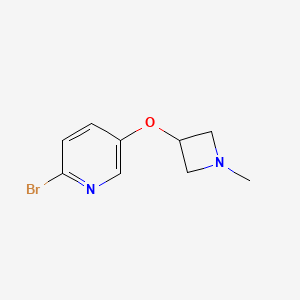 2-Bromo-5-[(1-methyl-3-azetidinyl)oxy]pyridine