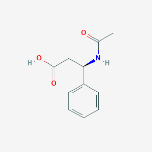 molecular formula C11H13NO3 B8739195 (3R)-3-acetamido-3-phenylpropanoic acid 