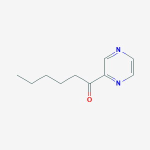 B087392 1-(Pyrazin-2-yl)hexan-1-one CAS No. 1248815-46-4