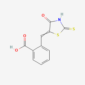 molecular formula C11H7NO3S2 B8739255 5-o-Carboxybenzylidenerhodanine 