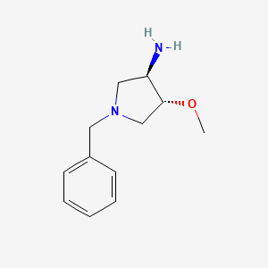 (3R,4R)-1-Benzyl-4-methoxypyrrolidin-3-amine